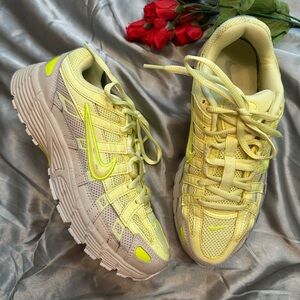 🌹 Nike Women’s P-6000 'Luminous Green Neon & Light Gray Sneakers